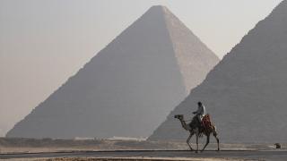 Mısır'da turistlerin çekim noktası: Giza piramitleri