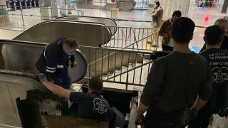 İstanbul'da metro istasyonunda yangın