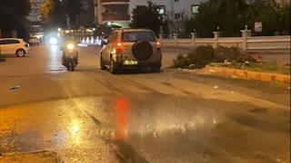 Yağmur yağdı sanıldı, gerçek boru patlağı çıktı