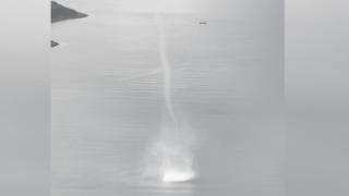 Kaş'ta hortum oluştu