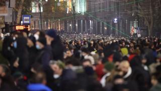 Gürcistan'da hükümet karşıtı protestolar sürüyor