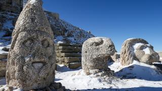 Nemrut Dağı'na turist ilgisi yoğun