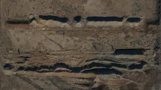 Şam'da toplu mezarlık olduğu iddia edilen alan görüntülendi