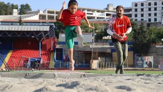 Üç ayda Türkiye şampiyonu olan görme engelli atlet, uluslararası başarılara odaklandı