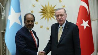 Cumhurbaşkanı Erdoğan, Somali Cumhurbaşkanı Mahmud ile görüştü