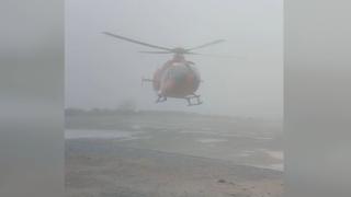 Helikopterin kaza öncesi son görüntüsü