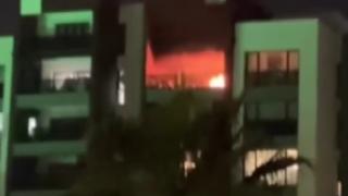 Bursa'da havai fişek evi yaktı, o anlar kamerada