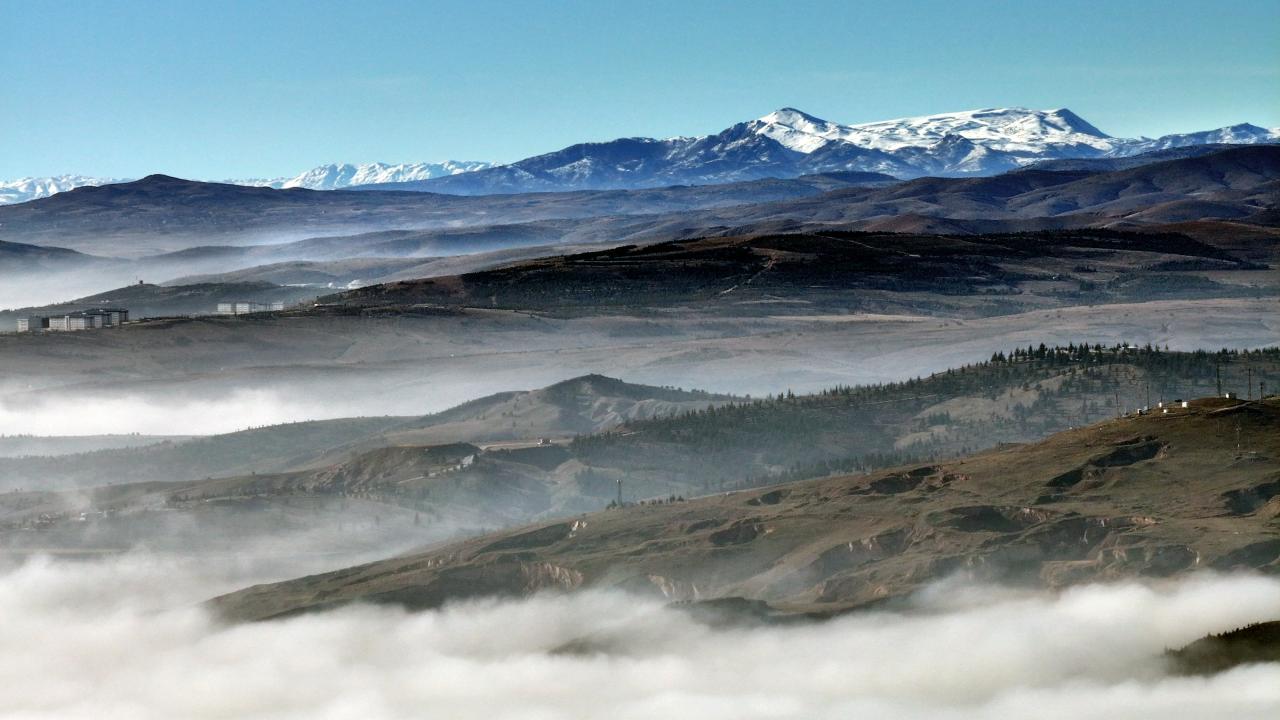 Konya`da yoğun sis etkili oldu