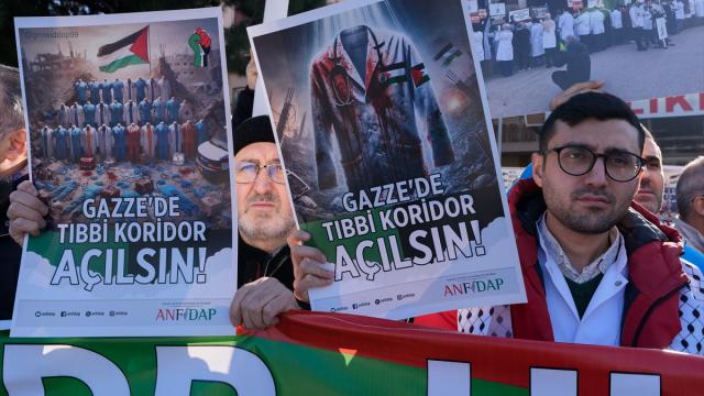 Ankara'da Kemal Advan Hastanesinin müdürünün serbest bırakılması çağrısında bulunuldu
