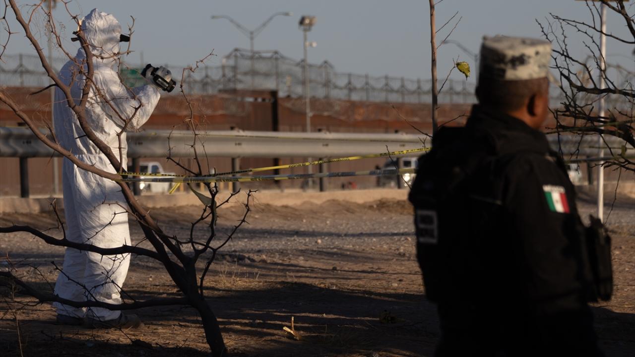 Meksika polisi ABD-Meksika sınırında keşfedilen gizli tünelin güvenliğini sağlamak için operasyon düzenledi
