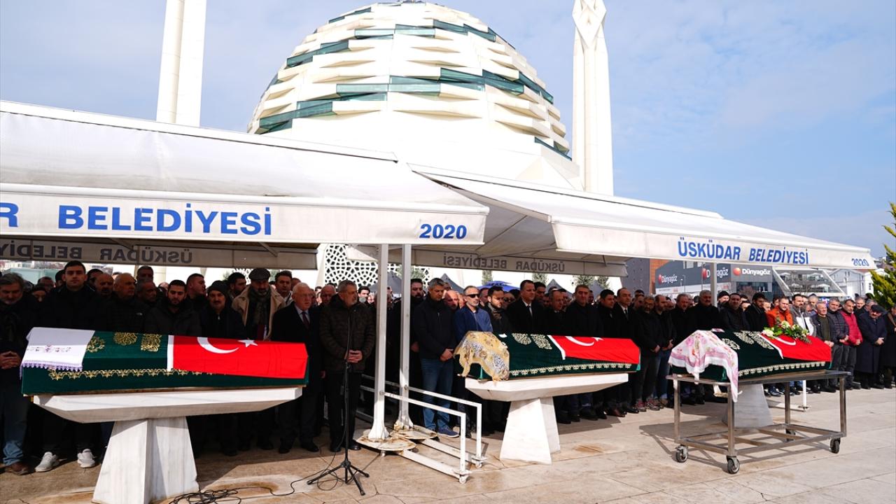 Dayı ailesi  İstanbul`da son yolculuklarına uğurlandı