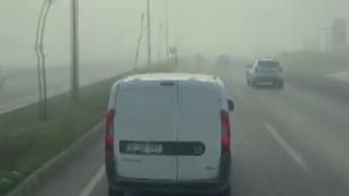 Kazaya müdahaleye giden itfaiyecilere yol vermedi