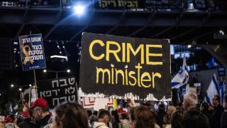 Tel Aviv'de binlerce kişi gösteri düzenledi