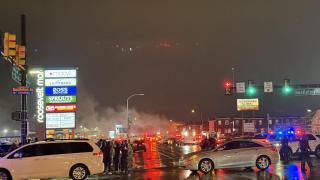 ABD'de alışveriş merkezi yakınında küçük uçak düştü