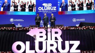 Cumhurbaşkanı Erdoğan, "Bir Oluruz 6 Şubat Depremleri Anma Programı"na katıldı