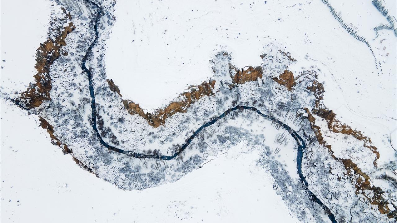 Ihlara Vadisi beyaza büründü