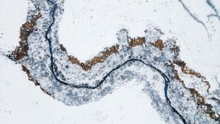 Ihlara Vadisi beyaza büründü