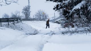Bulgaristan'ın kuzeydoğusunda kar yağışı etkili oldu