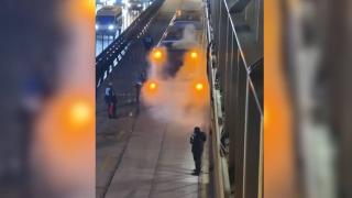 Avcılar'da metrobüsün motorunda yangın çıktı