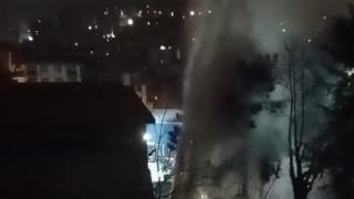 Ankara’da su deposu patladı, caddeleri su bastı