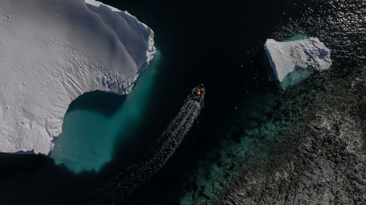 İki adada 6 yersel jeodezik noktada GNSS gözlemi yapılıyor