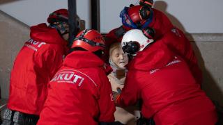 Ankara Üniversitesi'nde yangın, deprem ve KBRN tatbikatı yapıldı