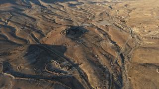 Şam'da devrik rejim döneminde kimyasal silahların depolandığı tesisi havadan görüntülendi