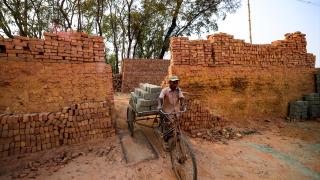 Bangladeş’te tuğla işçileri zorlu şartlarda çalışıyor