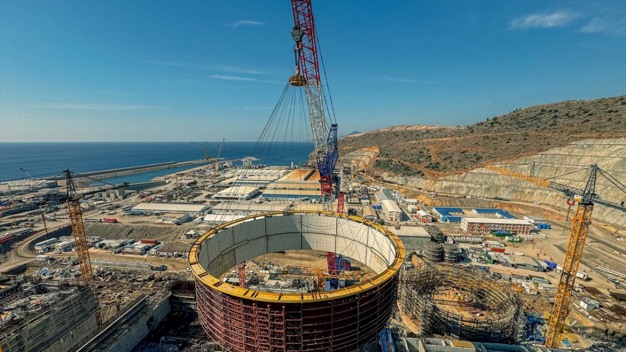 Akkuyu NGS'de kritik bir aşama daha tamamlandı