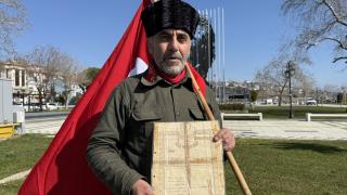 Şehitler için 7 yıldır İstanbul'dan Çanakkale'ye yürüyor