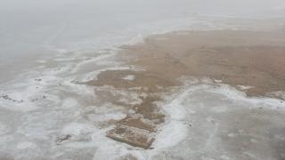 Polonya’nın Maniowy köyüne inşa edilen rezervuardaki su seviyesi düştü