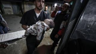 İşgalci İsrail ordusu Gazze'ye havadan saldırdı