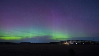 Sibirya'da kuzey ışıkları gözlemlendi