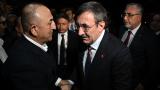 Cumhurbaşkanı Yardımcısı Yılmaz'dan eski Dışişleri Bakanı Çavuşoğlu'na taziye ziyareti