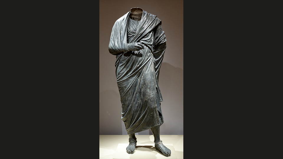 ABD`den iadesi sağlanan bronz Marcus Aurelius heykeli