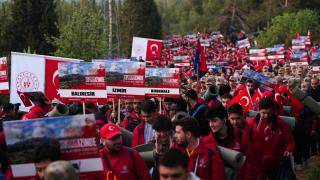 Gelibolu'da 57. Alay Vefa Yürüyüşü başladı