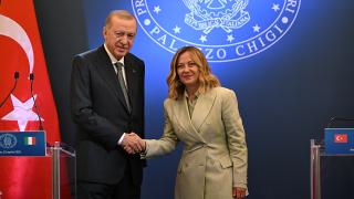 Cumhurbaşkanı Erdoğan, Meloni ile görüştü