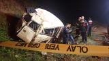 Samsun'da minibüs şarampole devrildi: 1 ölü