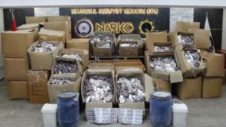 İstanbul'da 15 ton bonzai üretilebilecek ham madde ele geçirildi