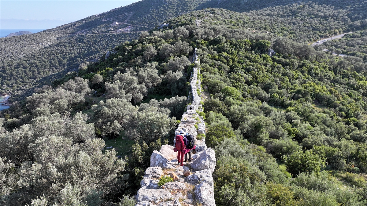 22 kilometreden antik kente su getirilmiş