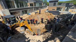 Çekmeköy'de inşaat alanında göçük