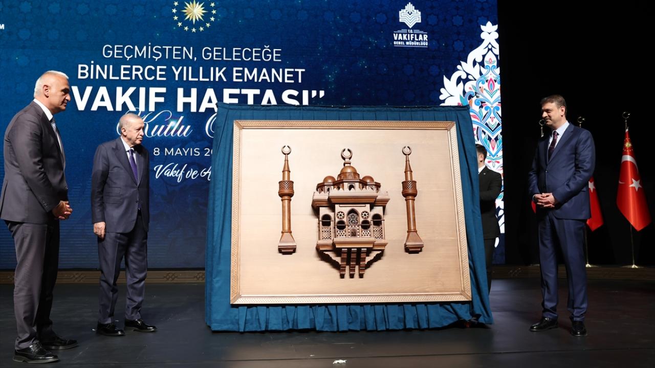 Cumhurbaşkanı Erdoğan, ''Vakıflar Haftası Toplu Açılış Töreni''ne katıldı
