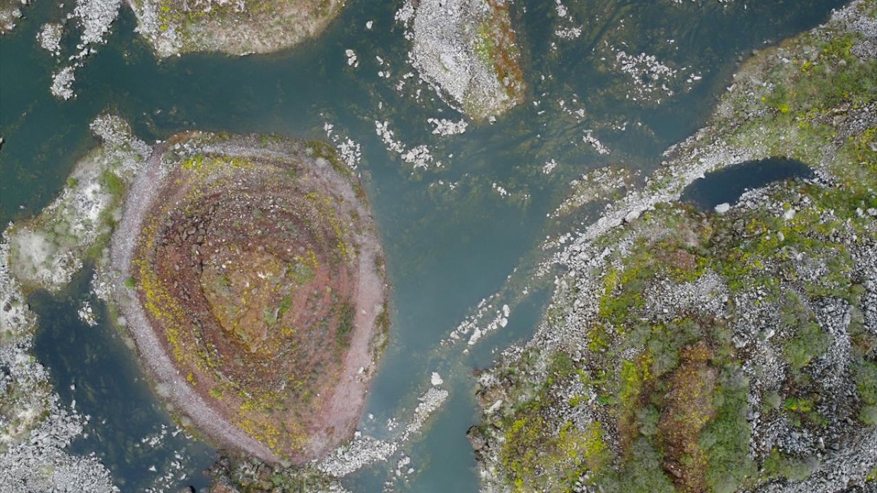 Manisa'daki lav kalıntıları göçmen kuşların üreme alanı oldu