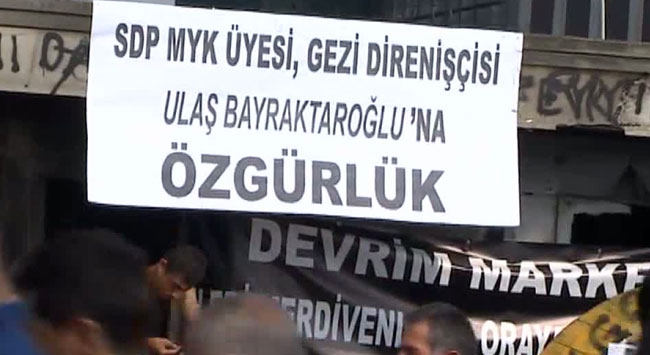 Gezi Parkında terör örgütleri boy gösteriyor