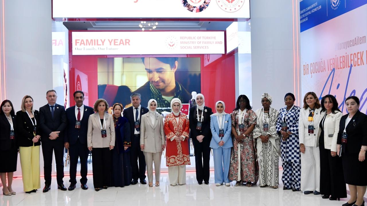 Emine Erdoğan "Uluslararası Aile Forumu"nun kapanış programına katıldı
