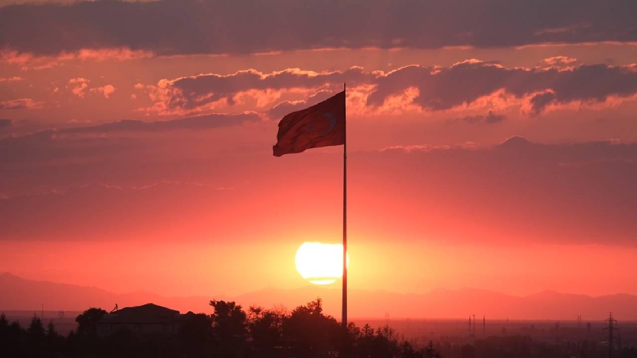 Karaman'da gün batımı