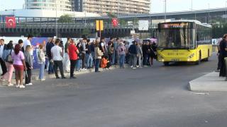 İstanbul'da Özel Halk Otobüsleri iş bıraktı