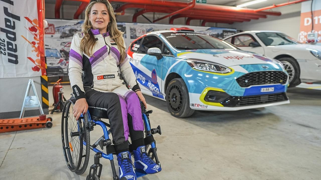 Bedensel engelli Kübra Denizci Keskin, Yeşil Bursa Rallisi'nde zirveyi hedefliyor