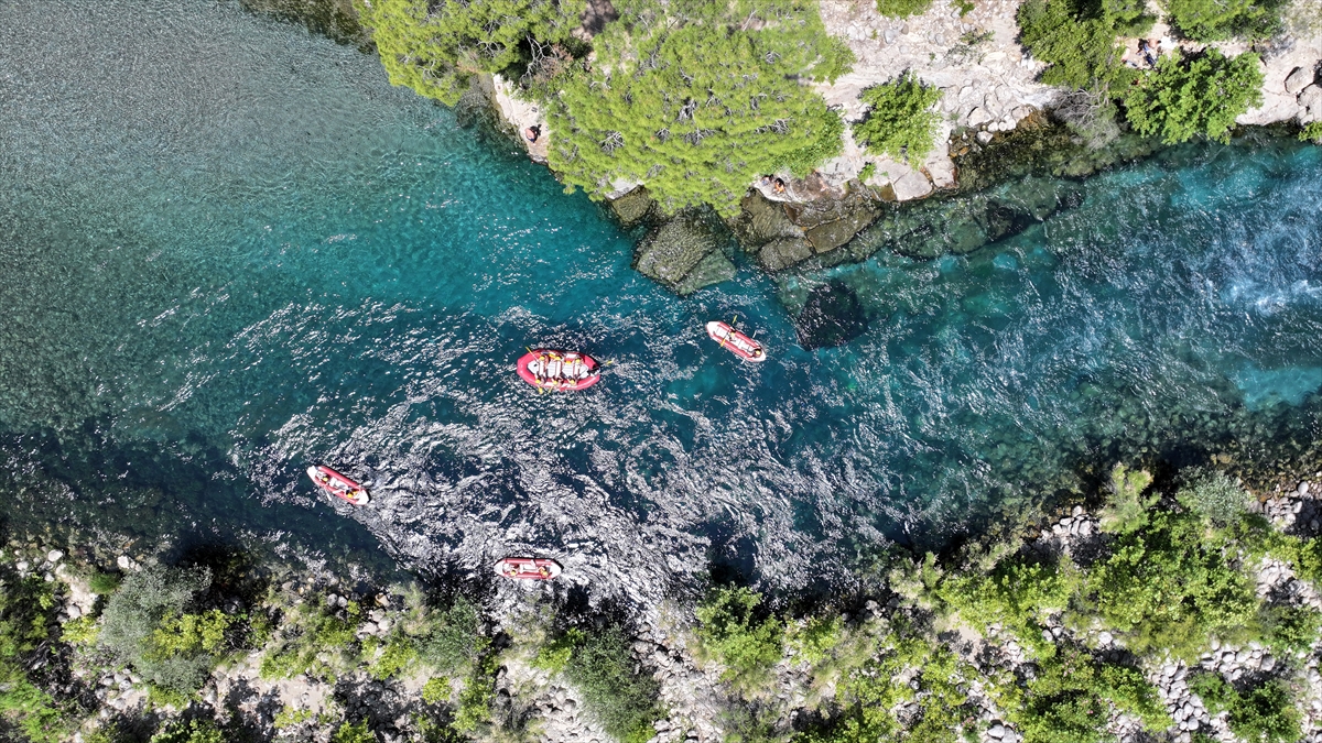 "7`den 70`e herkes rafting yapabilir"