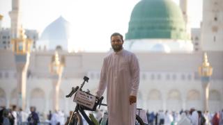 Kosova'dan kutsal topraklara ulaşmak için 6 bin kilometre pedal çevirdi